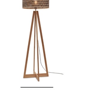 Lampadar eco din bambus Java 4-legs nat/50x22, bl/nat 182223 universul-luminii.ro