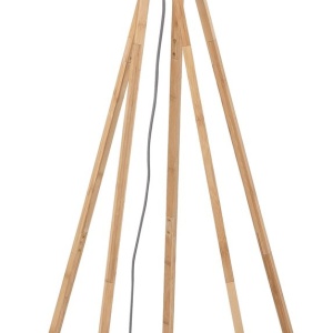Lampadar eco din bambus Java 5-legs nat/50x22, nat 181773 universul-luminii.ro