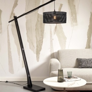 Lampadar eco din bambus Java XL bl/50x22, bl 64433 universul-luminii.ro