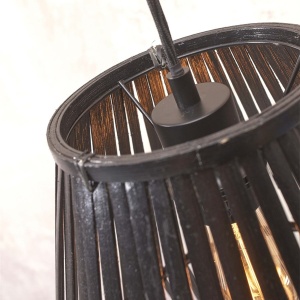 Lampadar eco din bambus Merapi S bl/diamond, bl 121093 universul-luminii.ro