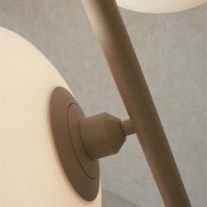 Lampadar/Lampa de podea design modern Sapporo 3 alb/sand 224183 universul-luminii.ro