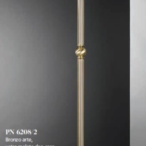 Lampadar / Lampa de podea din alama cu sticla decorata design italian 6208 201483 universul-luminii.ro