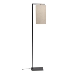 Lampadar, Lampa de podea moderna Boston negru/ in deschis