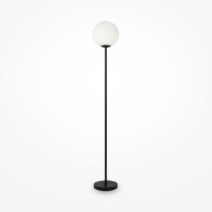 Lampadar, Lampa de podea moderna RING negru 118693 universul-luminii.ro