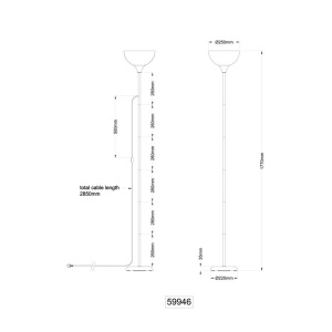 Lampadar, Lampa de podea WILBUR 591853 universul-luminii.ro