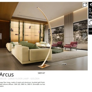 Lampadar LED de podea design modern Arcus - Img 7
