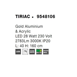 Lampadar LED design deosebit TIRIAC NVL-9548106 - Img 2