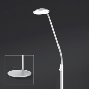 Lampadar LED dimabil stil modern Cobra satin chrome - Img 2