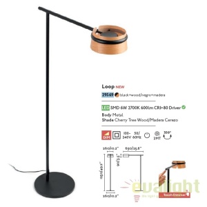 Lampadar LED / Lampa de podea dimabila design deosebit LOOP 29569 181493 universul-luminii.ro