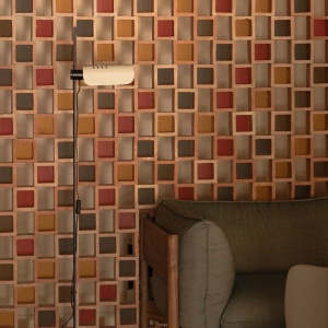 Lampadar metal stil retro cu abajur ajustabil MARTINICA negru, bej - Img 2