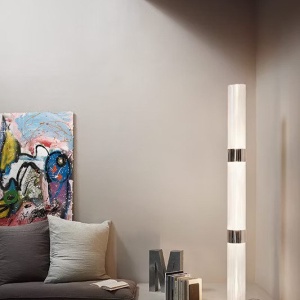 Lampadar modern design Art Deco realizata manual LA LOLLO gold 125133 universul-luminii.ro