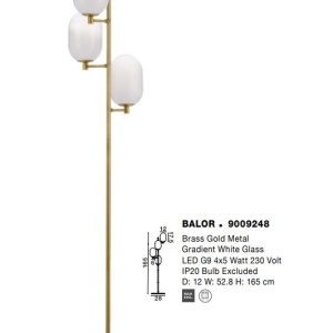 Lampadar modern design deosebit cu 4 de surse de lumina BALOR - Img 5