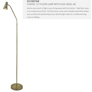 Lampadar modern directionabil design minimalist Fusion EU1007AB SRT - Img 3