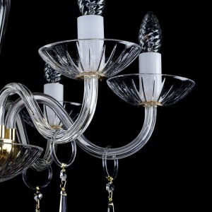 Lustra 6 brate Cristal Bohemia Exclusive STEFANIE VI. 176723 universul-luminii.ro