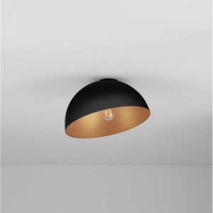 Lustra aplicata design decorativ GEA negru/auriu D-29cm - Img 3