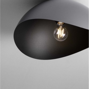 Lustra aplicata design decorativ OPSI negru D-40cm - Img 6