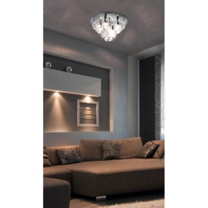 Lustra aplicata design elegant London 46cm, crom 63040506 GL 171183 universul-luminii.ro