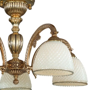 Lustra aplicata din alama cu 5 brate design italian 7125 107743 universul-luminii.ro