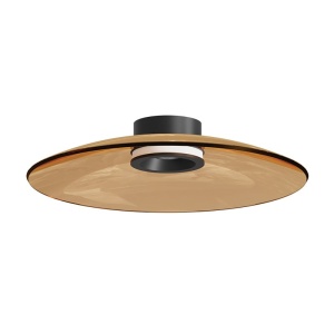 Lustra aplicata din sticla diametru 50cm, LED TAWNY GLASS