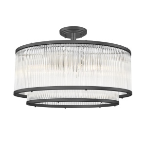 Lustra aplicata eleganta design modern SERGIO negru mat - Img 1