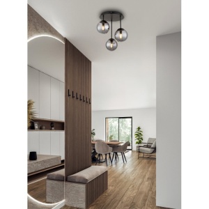 Lustra aplicata moderna HARMON 3L fumurie - Img 2