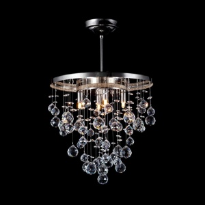 Lustra aplicata, plafoniera moderna Cristal Bohemia, 40cm - Img 1