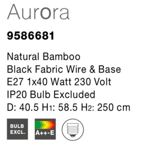 Lustra boho style design natural Aurora natur NVL-9586681 78723 universul-luminii.ro