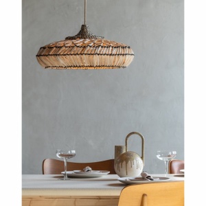 Lustra boho style Rinjani 50x24cm natural, S