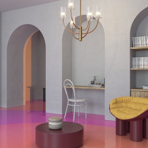Lustra, Candelabru modern in stil retro Arco 174303 universul-luminii.ro