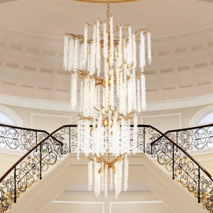 Lustra casa scarii cristal design lux elegant BELLE 147463 universul-luminii.ro