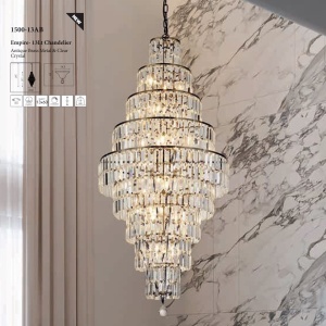 Lustra casa scarii cristal Empire 13L 628393 universul-luminii.ro