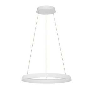Lustra circulara aluminiu alb LED CCT OVIA 60cm