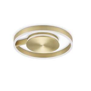 Lustra circulara aluminiu bronze LED CCT SIENA 40cm, 5, universul-luminii.ro