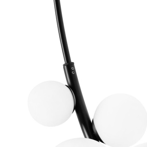 Lustra circulara cu 14 de surse de lumina ROCIO negru 598093 universul-luminii.ro