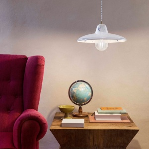 Lustra clasica realizata manual din ceramica COMO 128423 universul-luminii.ro
