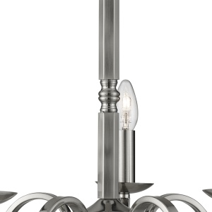 Lustra clasica suspendata design traditional Richmond 5L argintiu 1505-5SS SRT 66873 universul-luminii.ro