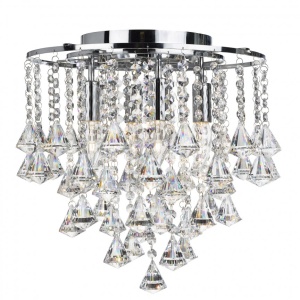Lustra cristal aplicata design LUX Dorchester 4L 3494-4CC SRT - Img 1