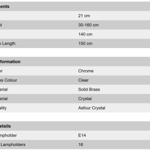Lustra cristal Asfour XXL design modern de lux Ring 140cm chrome plated 95823 universul-luminii.ro