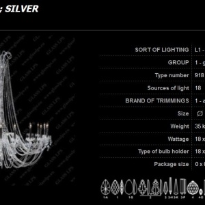 Lustra cristal Bohemia L11 918/18/1-A - Img 3