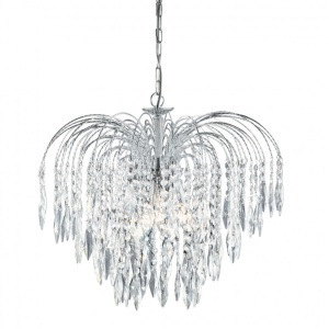 Lustra cristal suspendata design elegant Waterfall 5L 4175-5 SRT - Img 1
