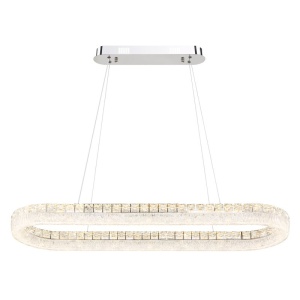 Lustra cristale din sticla LED CCT cu telecomanda LAUREL - Img 7