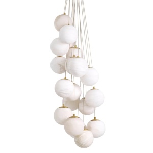Lustra cu 19 pendule design modern LUX Sphinx L 139663 universul-luminii.ro