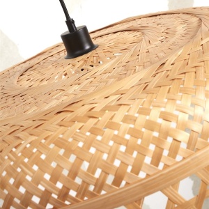 Lustra cu 2 Pendule eco din bambus Ubud single set/2, nat 121713 universul-luminii.ro