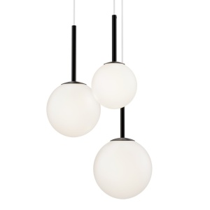 Lustra cu 3 pendule design modern Basic form negru 118723 universul-luminii.ro