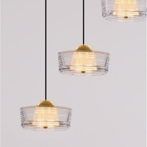 Lustra cu 3 pendule LED design modern KEROS 152093 universul-luminii.ro