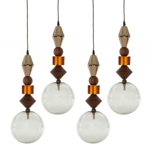 Lustra cu 4 pendule deosebite design LUX Pandora