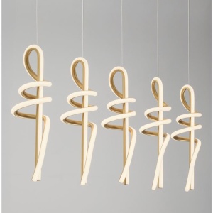 Lustra cu 4 pendule LED SOLINE - Img 6