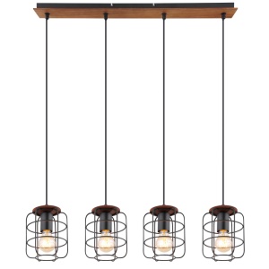 Lustra cu 4 Pendule minimaliste stil industrial Willa 203173 universul-luminii.ro
