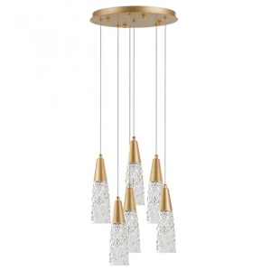 Lustra cu 5 pendule design modern KOVAC