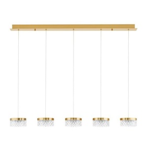 Lustra cu 5 pendule LED design modern Bion